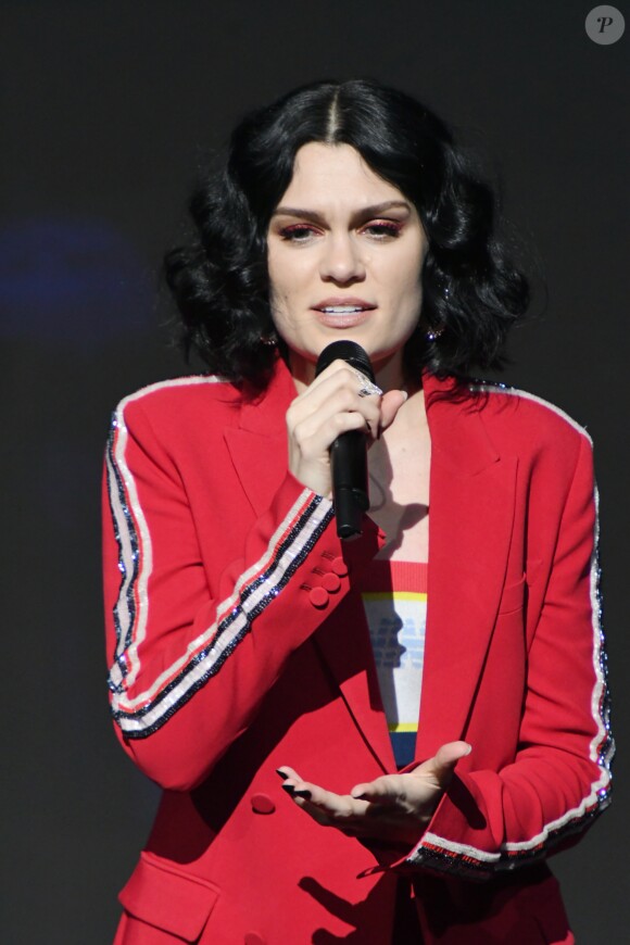 Jessie J en concert à Shanghai, le 11 avril 2018. © Sipa Asia via Zuma