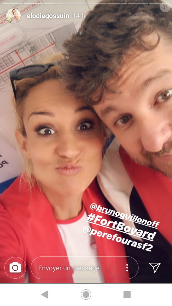 Tournage de "Fort Boyard" du vendredi 10 mai 2019 avec Elodie Gossuin, Bruno Guillon, Laurent Maistret, Camille Lacourt, Gérard Vives et Anna-Gaëlle Riccio