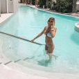 Jessica Thivenin dévoile son baby bump. avril 2019.
