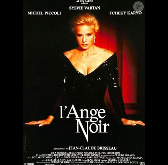 Affiche du film "L'ange noir" de Jean-Claude Brisseau avec Sylvie Vartan, sorti en 1994.