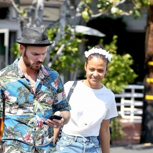 Christina Milian et son compagnon M. Pokora sont allés faire des courses chez Fred Segal à West Hollywood, le 11 mai 2019.