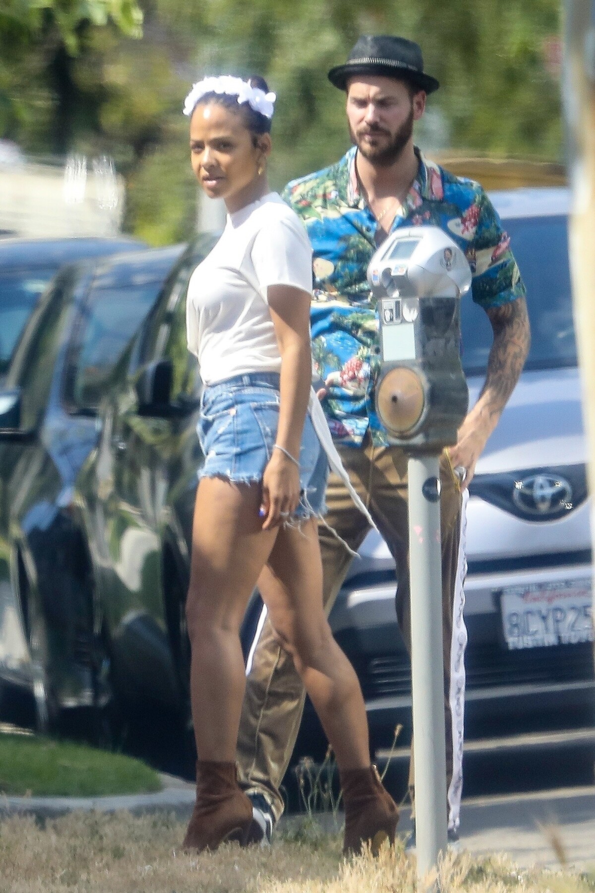 Photo Exclusif Christina Milian Et Son Compagnon M Pokora Ont T Aper Us En Train De