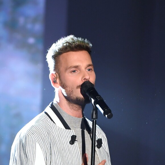 Exclusif - Matt Pokora (M. Pokora) - Enregistrement de l'émission "Vivement Dimanche prochain" au studio Gabriel à Paris, présentée par M.Drucker et diffusée le 28 avril 2019 sur France 2. Le 10 avril 2019 © Guillaume Gaffiot / Bestimage