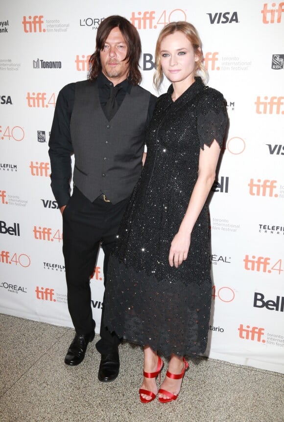 Diane Kruger, Norman Reedus à la première de 'Sky' lors du Festival international du film 2015 de Toronto, le 16 septembre 2015