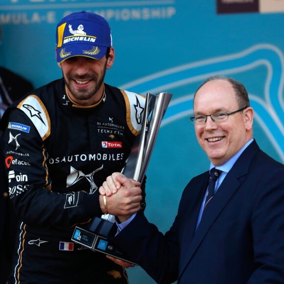 Le prince Albert II de Monaco, Jean-Eric Vergne- 3ème Monaco E-Prix, Monaco, le 11 mai 2019. © Claudia Albuquerque / Bestimage