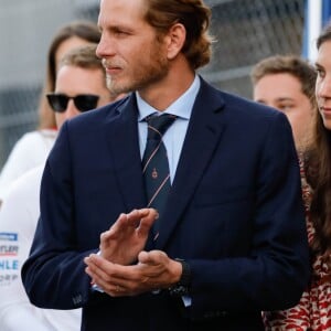 Andrea Casiraghi et sa femme Tatiana Santo Domingo - 3ème Monaco E-Prix, Monaco, le 11 mai 2019. © Claudia Albuquerque / Bestimage