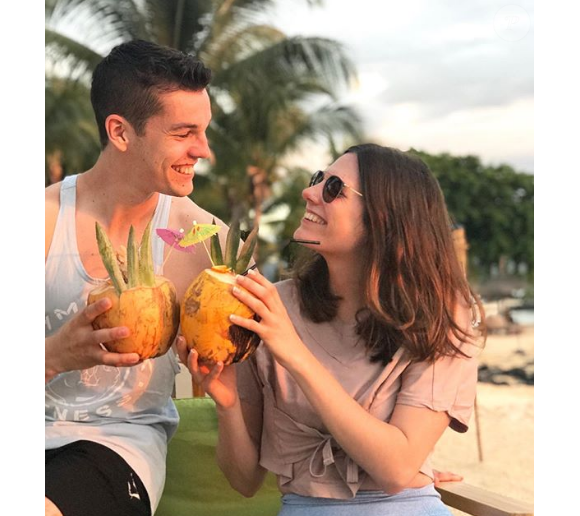 Charles du "Meilleur Pâtissier" avec sa petite amie Ava à L'île Maurice - Instagram, 8 mai 2019