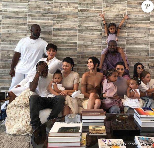 La famille Kardashian au grand complet. Avril 2019.