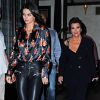 Kendall Jenner et sa mère Kris Jenner head quittent l'hôtel Greenwich à New York, le 10 octobre 2018.