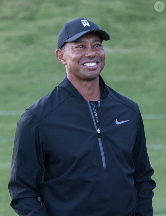 Tiger Woods pendant le tournoi de golf "Coupe des Célébrités" au Riviera Country Club de Brentwood, à Los Angeles, Californie, Etats-Unis, le 11 février 2019. © Prensa Internaciona/Zuma Press/Bestimage