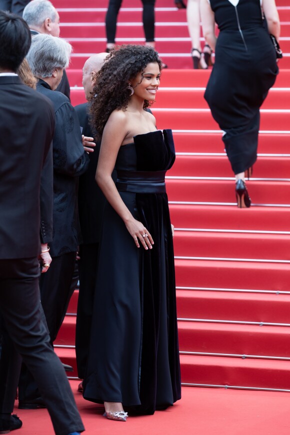 Tina Kunakey - Montée des marches du film "Les Misérables" lors du 72ème Festival International du Film de Cannes. Le 15 mai 2019 © Borde / Bestimage