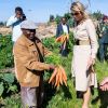 La reine Maxima des Pays-Bas a rencontré le 14 mai 2019 des agriculteurs dans la région de Debre Berhan lors de sa visite officielle de deux jours en Éthiopie.