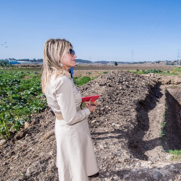 La reine Maxima des Pays-Bas a rencontré le 14 mai 2019 des agriculteurs dans la région de Debre Berhan lors de sa visite officielle de deux jours en Éthiopie.