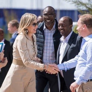 La reine Maxima des Pays-Bas a rencontré le 14 mai 2019 des agriculteurs dans la région de Debre Berhan lors de sa visite officielle de deux jours en Éthiopie.