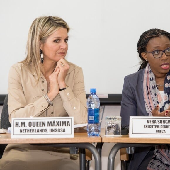 La reine Maxima des Pays-Bas a rencontré le 14 mai 2019 des agriculteurs dans la région de Debre Berhan lors de sa visite officielle de deux jours en Éthiopie.