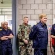 Le roi Willem-Alexander des Pays-Bas lors d'une visite de travail au groupe de plongée de défense et au service des mines de la Marine royale néerlandaise à Den Helder, le 14 mai 2019.