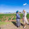 La reine Maxima des Pays-Bas en mission en Ethiopie pour la finance inclusive pour le développement, rencontrant le 14 mai 2019 des agriculteurs dans la région de Debre Berhan.