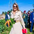 La reine Maxima des Pays-Bas en mission en Ethiopie pour la finance inclusive pour le développement, rencontrant le 14 mai 2019 des agriculteurs dans la région de Debre Berhan.