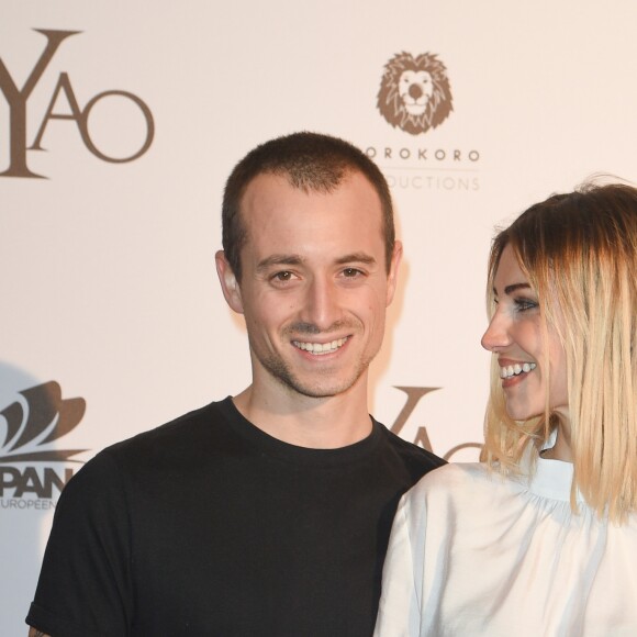 Hugo Clément et Alexandra Rosenfeld (Miss France 2006) lors de l'avant-première du film "Yao" au cinéma Le Grand Rex à Paris le 15 janvier 2019. © Coadic Guirec/Bestimage