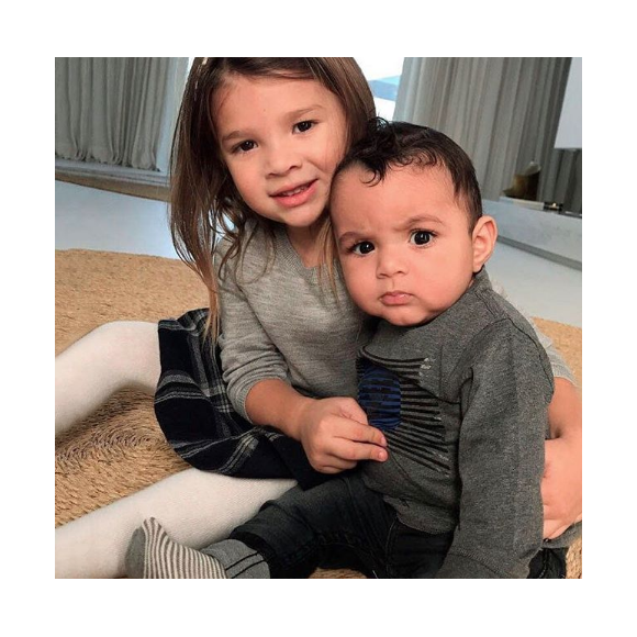 Karim Benzema et ses enfants sur Instagram.