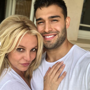 Britney Spears et son compagnon, Sam Asghari, le 17 mai 2019.