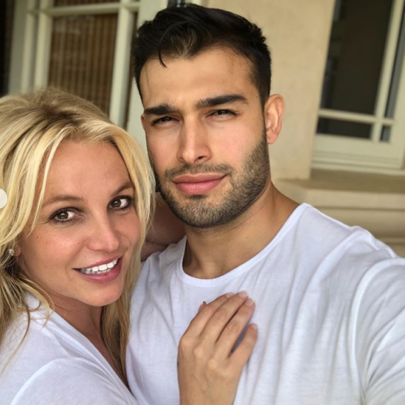 Britney Spears et son compagnon, Sam Asghari, le 17 mai 2019.