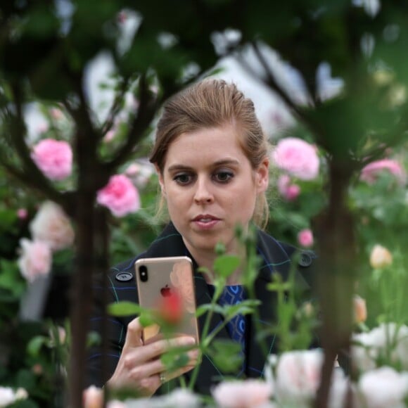 La princesse Beatrice d'York en visite au Chelsea Flower Show 2019 à Londres le 20 mai 2019.