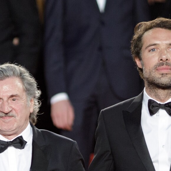 Daniel Auteuil, Nicolas Bedos, Doria Tillier - Descente des marches du film "La belle époque" lors du 72ème Festival International du Film de Cannes. Le 20 mai 2019 © Jacovides-Moreau / Bestimage  People leaving the red carpet for the movie "La belle epoque" during the 72nd Cannes International Film festival. On may 20th 201920/05/2019 - Cannes