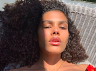 Tina Kunakey jeune maman au décolleté généreux : Vincent Cassel comblé
