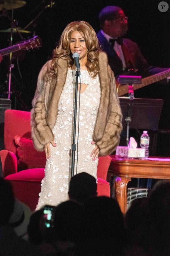 Aretha Franklin en concert au Mann Center For The Performing Arts à Philadelphie. Le 26 août 2017 © Ricky Fitchett / Zuma Press / Bestimage