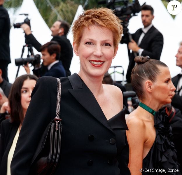 Natacha Polony - Montée des marches du film "Sibyl" lors du 72ème Festival International du Film de Cannes. Le 24 mai 2019 © Borde / Bestimage
