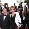 Natacha Polony et son mari Perico Légasse- Montée des marches du film "L'Amant Double" lors du 70ème Festival International du Film de Cannes. Le 26 mai 2017. © Borde-Jacovides-Moreau / Bestimage
