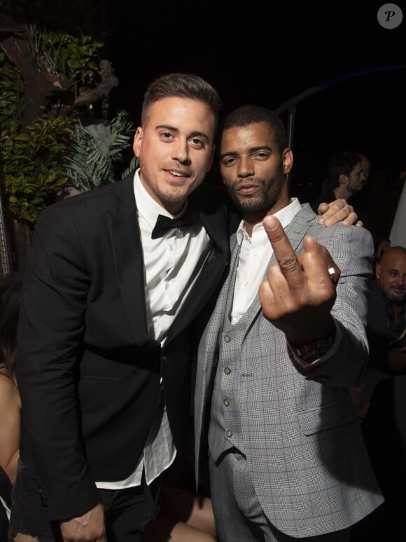 Exclusif - Andreas Kastrinos et Brahim Zaibat à la 10ème soirée de la "Suite Sandra & Co" lors du 72ème Festival International du Film de Cannes. © Pierre Perusseau/Bestimage