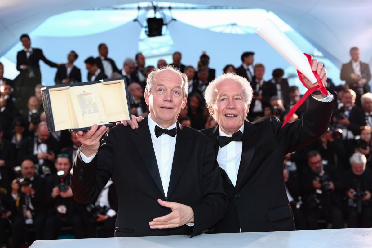 Photo : Luc et Jean-Pierre Dardenne (Prix de la mise en scène pour "Le