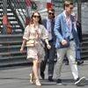 La princesse Alexandra de Hanovre et son compagnon Ben-Sylvester Strautmann visitent les paddocks lors des essais du 77 ème Grand prix de Formule 1 (F1) de Monaco le 25 Mai 2019. © Bruno Bebert / Bestimage