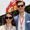 La princesse Alexandra de Hanovre et son compagnon Ben-Sylvester Strautmann visitent les paddocks lors des essais du 77 ème Grand prix de Formule 1 (F1) de Monaco le 25 Mai 2019. © Bruno Bebert / Bestimage