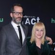 Eric White et sa compagne Patricia Arquette - Première du film "The Act" à New York. Le 14 mars 2019