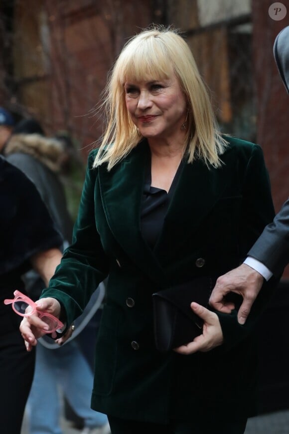Patricia Arquette à la sortie de son hôtel à New York, le 14 mars 2019.