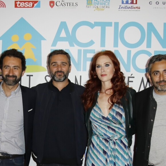 Exclusif - Alban Ivanov, Christophe Barratier, Mathieu Madénian, Eric Toledano, Audrey Fleurot, Olivier Nakache, Eye Haïdara et Fabienne Carat - Soirée de la fondation "Action Enfance" "Action Enfance fait son cinéma" au Grand Rex à Paris, le 27 mai 2019. © Marc Ausset-Lacroix/Bestimage