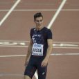 Le Français Pierre-Ambroise Bosse, champion du monde du 800m lors des Championnats du monde d'athlétisme 2017 au stade olympique de Londres, Royaume Uni, le 8 août 2017.