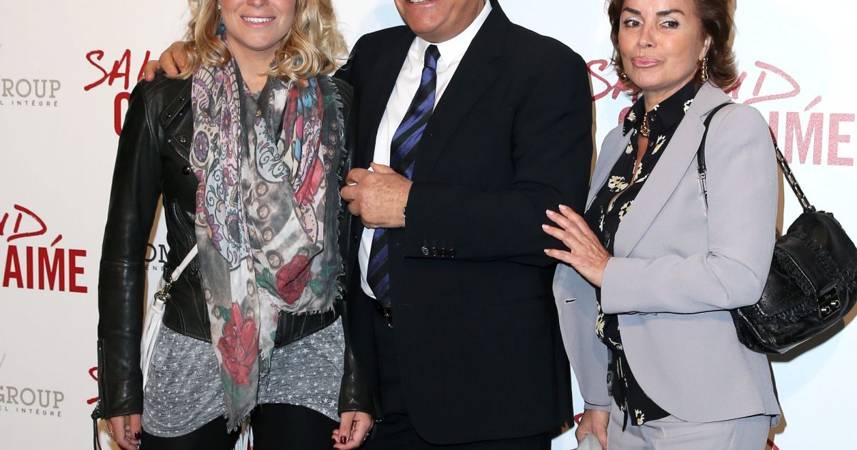 Bernard Tapie avec sa femme Dominique et sa fille Sophie ...