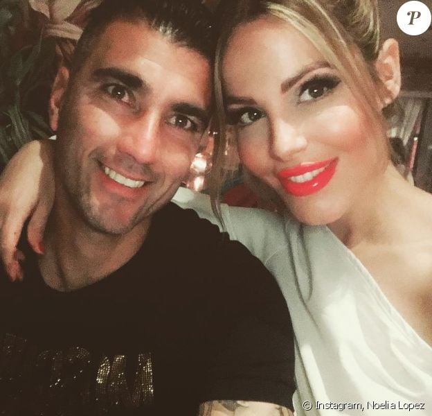 José Antonio Reyes et son épouse Noelia Lopez sur Intsgram en mai 2019.
