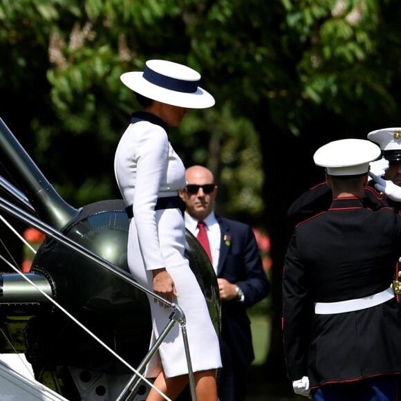 Donald Trump et sa femme Melania - Le président des Etats-Unis et sa femme accueillis au palais de Buckingham à Londres. Le 3 juin 2019