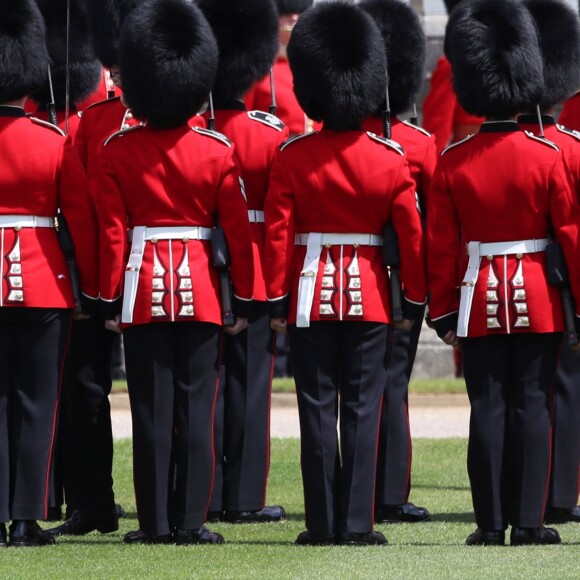 Donald Trump - Le président des Etats-Unis et sa femme accueillis au palais de Buckingham à Londres. Le 3 juin 2019