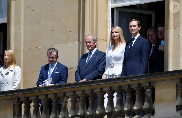 Ivanka Trump et son mari Jared Kuchner - Le président des Etats-Unis et sa femme accueillis au palais de Buckingham à Londres. Le 3 juin 2019