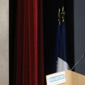 La première dame Brigitte Macron assiste à la 6 ème cérémonie de remise des prix Non au Harcèlement au ministère de l'Education, Paris, France, le 3 juin 2019. © Stéphane Lemouton / Bestimage