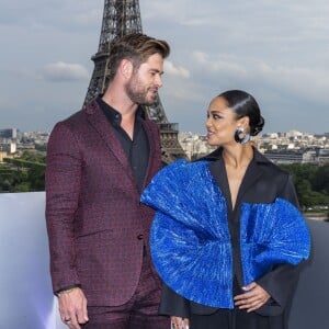 Chris Hemsworth et Tessa Thompson au photocall du film "Men In Black International" à la Cité de l'architecture et du patrimoine à Paris le 4 juin 2019. © Olivier Borde/Bestimage