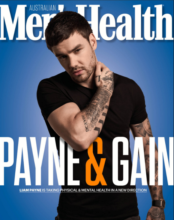 Liam Payne en couverture de Men's Health, juin 2019