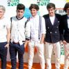 One Direction sur le tapis rouge des Kid's Choice Awards, à Los Angeles le 31 mars 2012

