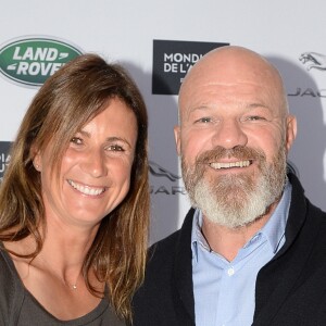 Pénélope Leprévost et Philippe Etchebest - Soirée Jaguar et Land Rover à l'occasion de l'ouverture du 120ème édition du Mondial de l'Automobile 2018 au Paris Expo Porte de Versailles à Paris le 2 octobre 2018. © Veeren-CVS/Bestimage